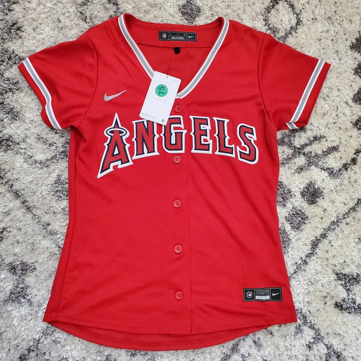 極美品 NIKE MLB LA Angels 20 WALSH Jersey M MLB Los Angeles Angels Nike Home Limited Blank White Jersey Size