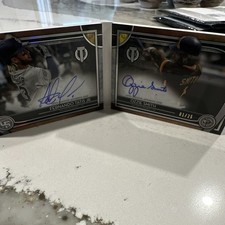 Topps 2020 Tribute Fernando Tatis Jr Ozzie Smith Auto Lot 2 Cards 01/25