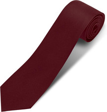 Men's Ties Solid Pure Color 3.15" 8CM Necktie Plain Formal Business Wedding Bl