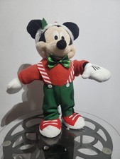 Animated Plush Mickey Mouse Christmas Elf Sings 'Deck The Halls' Dances 12"