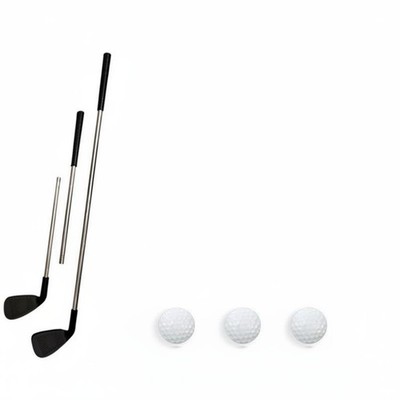 Tragbarer Reise-Golfschläger einfache Montage zusammenklappbar Übung Putter für Hinterhof