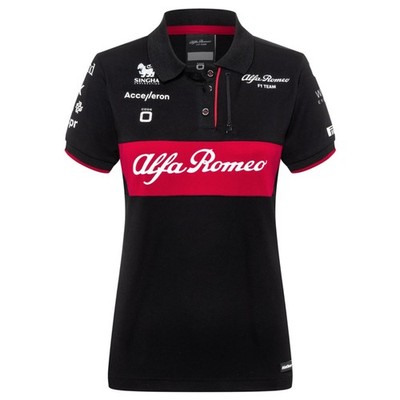 Code Zero Polo Shirt Alfa Romeo F1 Racing Team Damen Poloshirt Kurzarm T-Shirt