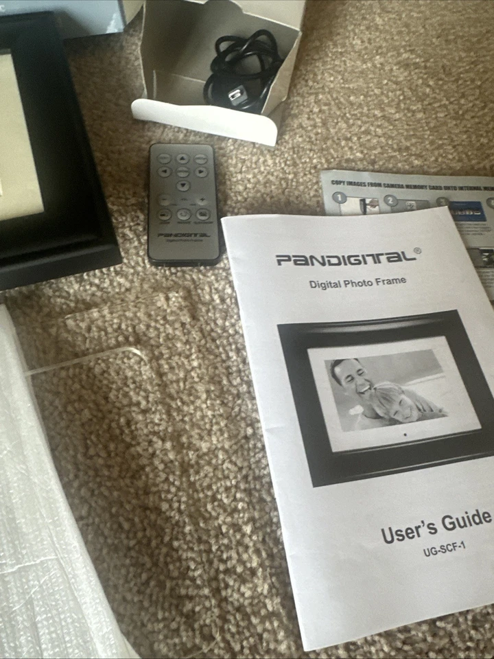 Pandigital 7 Inch Photo Frame 256MB New In Box Remote Control PAN7056WO1 - Image 3 of 4