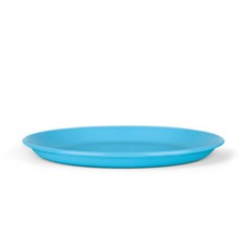 Teller flach Ø 20 cm Kunststoff Polypropylen Camping Picknick Geschirr PP blau