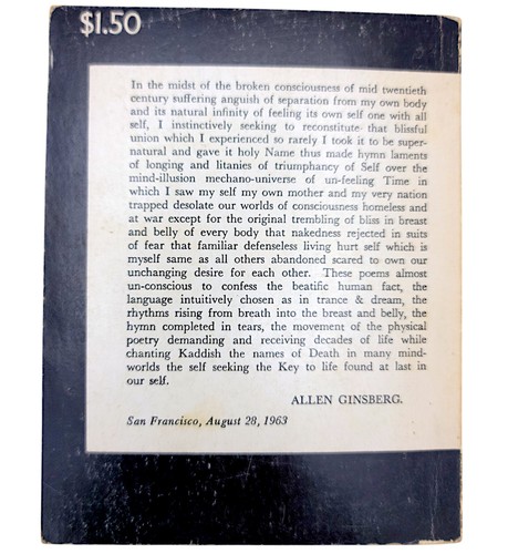 Allen Ginsberg Pocket Poets Lot 3 Bks Howl Kaddish Reality Sandwiches Vintage - Picture 14 of 21