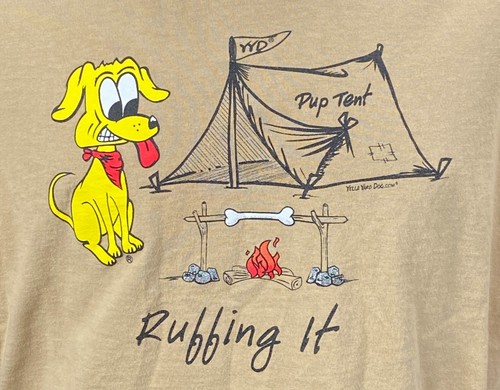 Medium Yella Yard Hund Ruffing It Zelt Camping Retro Camp YYD - Bild 2 von 4
