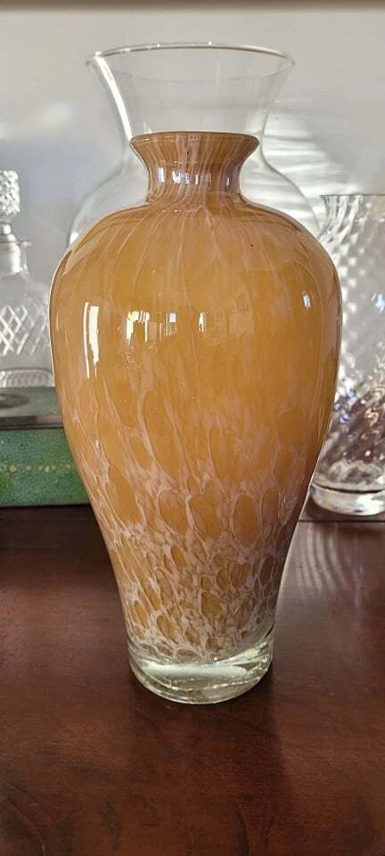 Casa Hand Blown Glass Vase 28cm High
