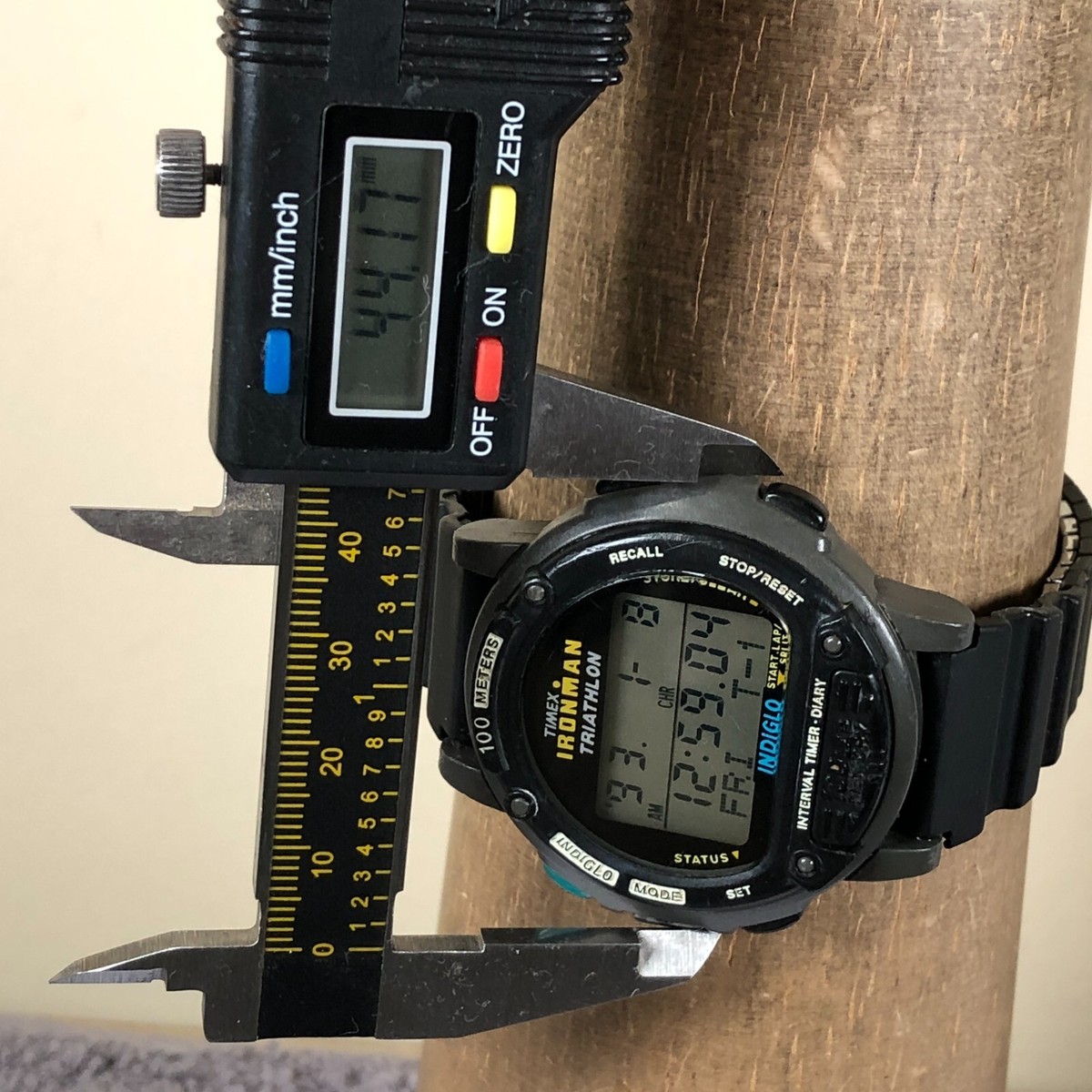 Vintage 90s Timex Ironman Triathlon Men Expansion Quartz Digital