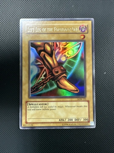 YUGIOH WORLDWIDE Variant Right Leg of the Forbidden One LOB-EN120 Ultra Rare NM