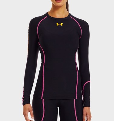 Under Armour Women's UA Recharge Long Sleeve Black Compression Top
