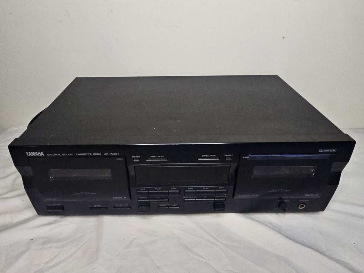 Yamaha KX-W321 Dual Stereo Cassette Deck *Tested* | eBay
