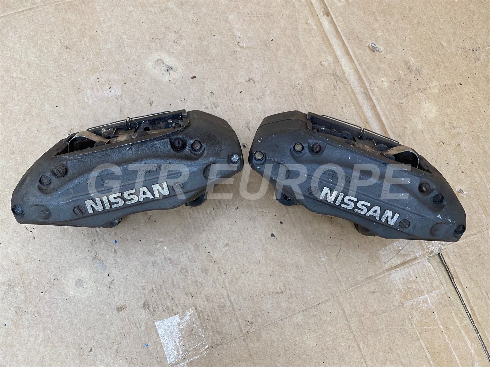 NISSAN SKYLINE R32 GTR GTR FRONT 4 POT BRAKE CALIPERS OEM BNR32 JDM 89