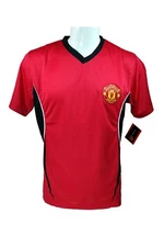 Manchester United FC Soccer Officially Licensed Adult Poly Jersey 009-L