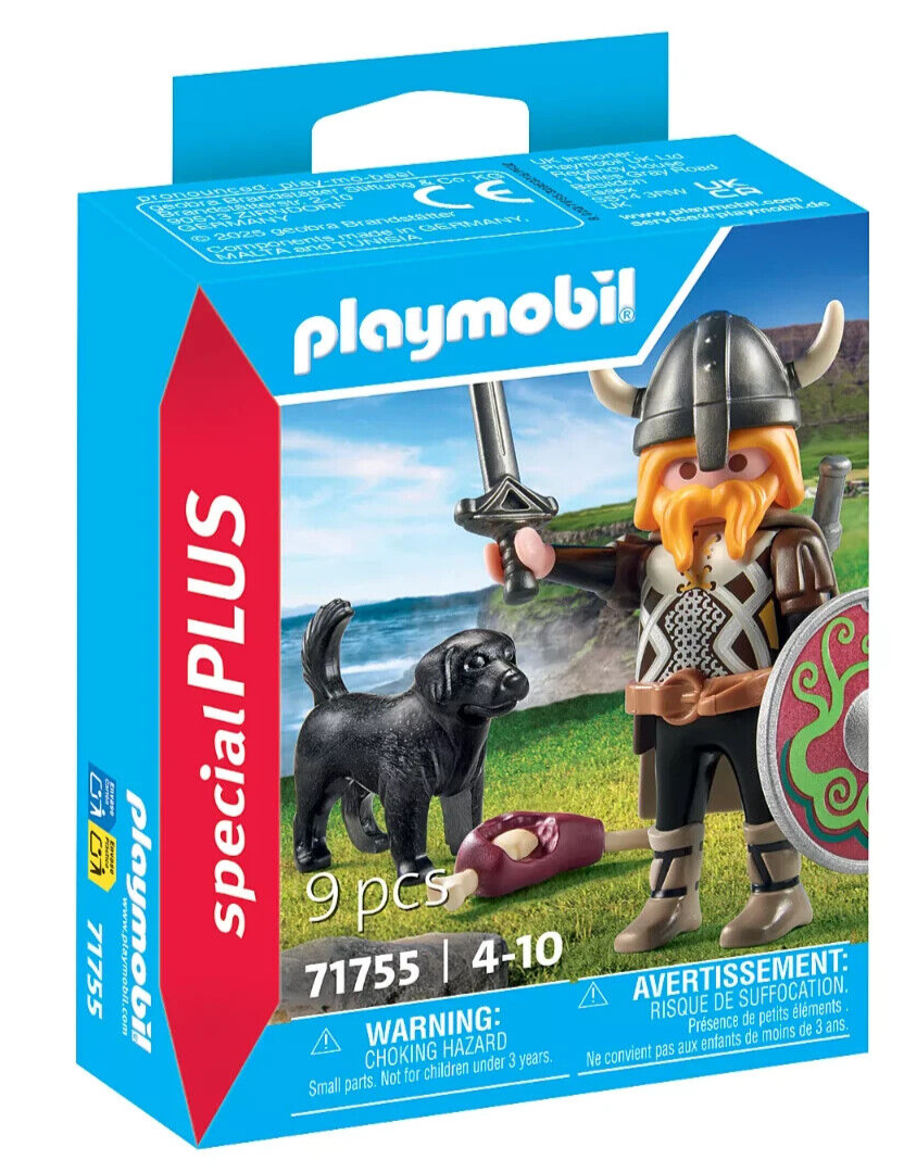 PLAYMOBIL 71755 - Vichingo con cane da guardia