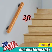 Handrail For Steps Stair Railing Hand Rail Wall-mounted Indoor Rail Home 2FT New