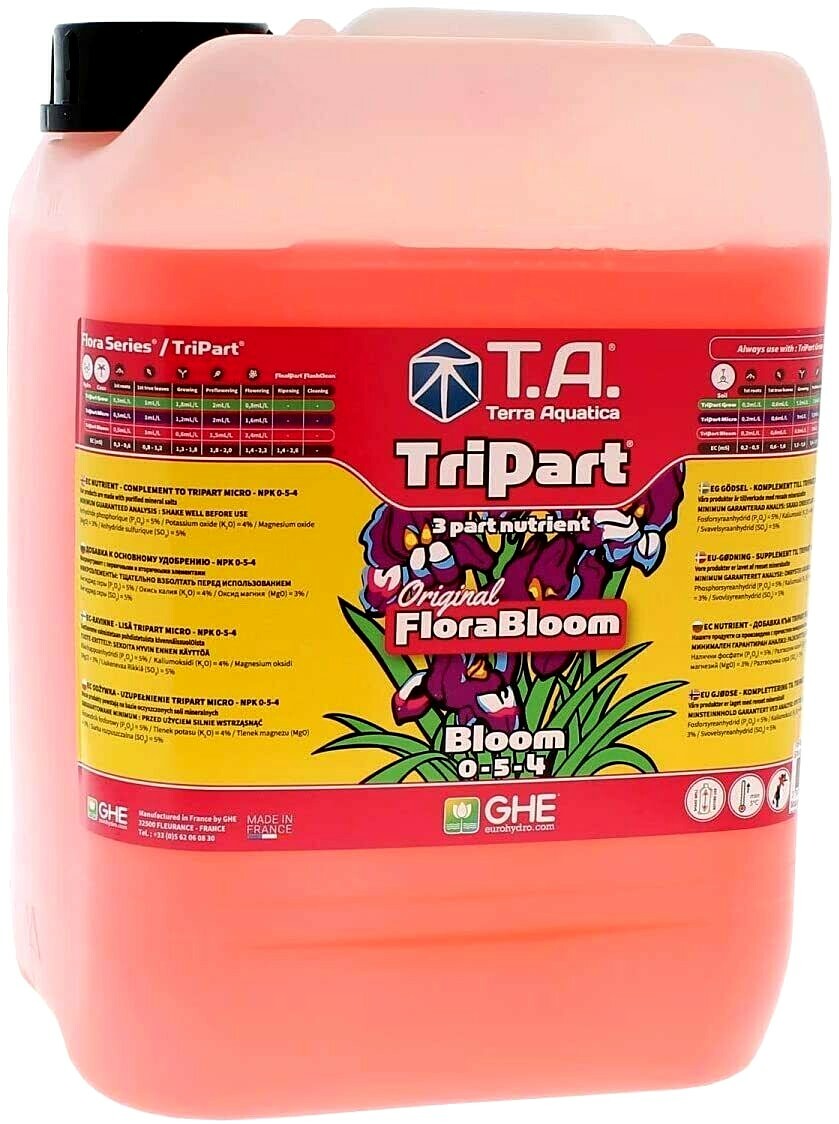 GHE Flora Bloom 10L - Terra Aquatica Plant Nutrient 10 Litres