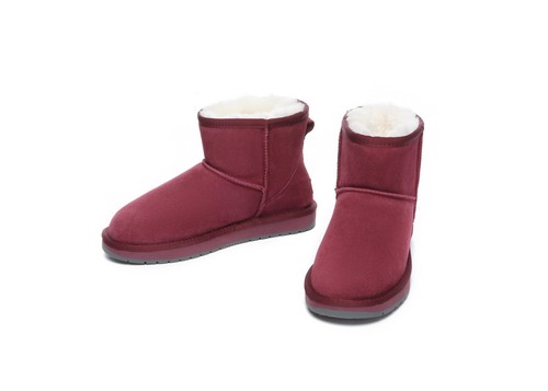 AUSTRALIAN SHEPHERD® UGG Sheepskin Wool Mini Classic Suede Boots Special Color - Picture 63 of 65
