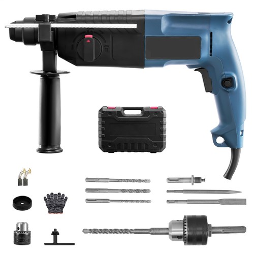 3000W SDS-Plus Schlagbohrmaschine Bohrhammer Meißelhammer Stemmhammer Mit Koffer - Bild 2 von 11