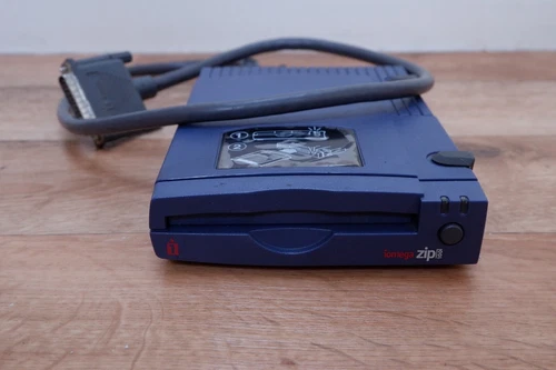 Iomega Blue Portable 100MB External Zip Drive