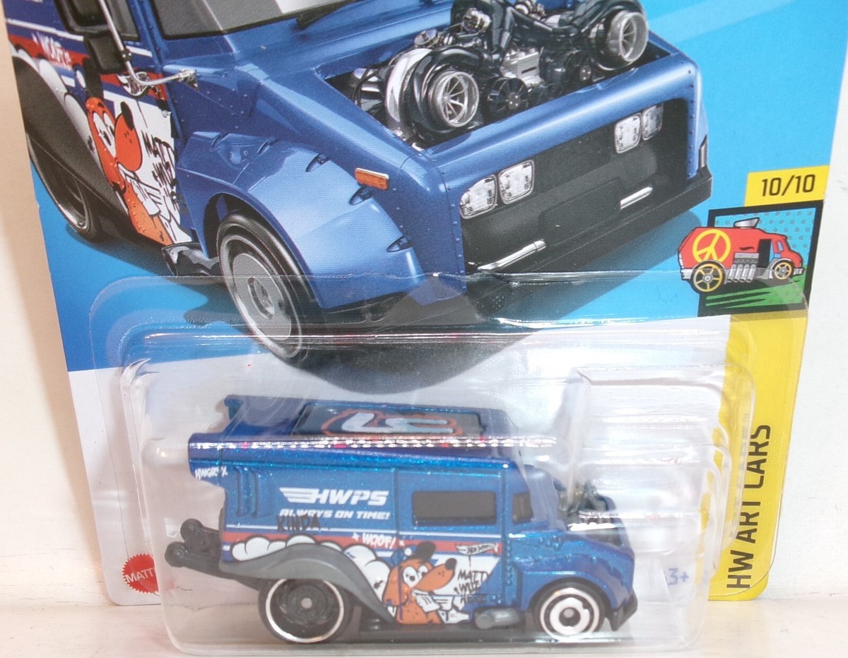 2024 HOT WHEELS 1:64 HW ART CARS 10/10 BLUE MAILED IT! HW 164/250