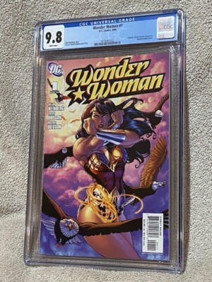 Wonder Woman #1 CGC Graded 9.8 8/06 Terry & Rachel Dodson cover & art ...