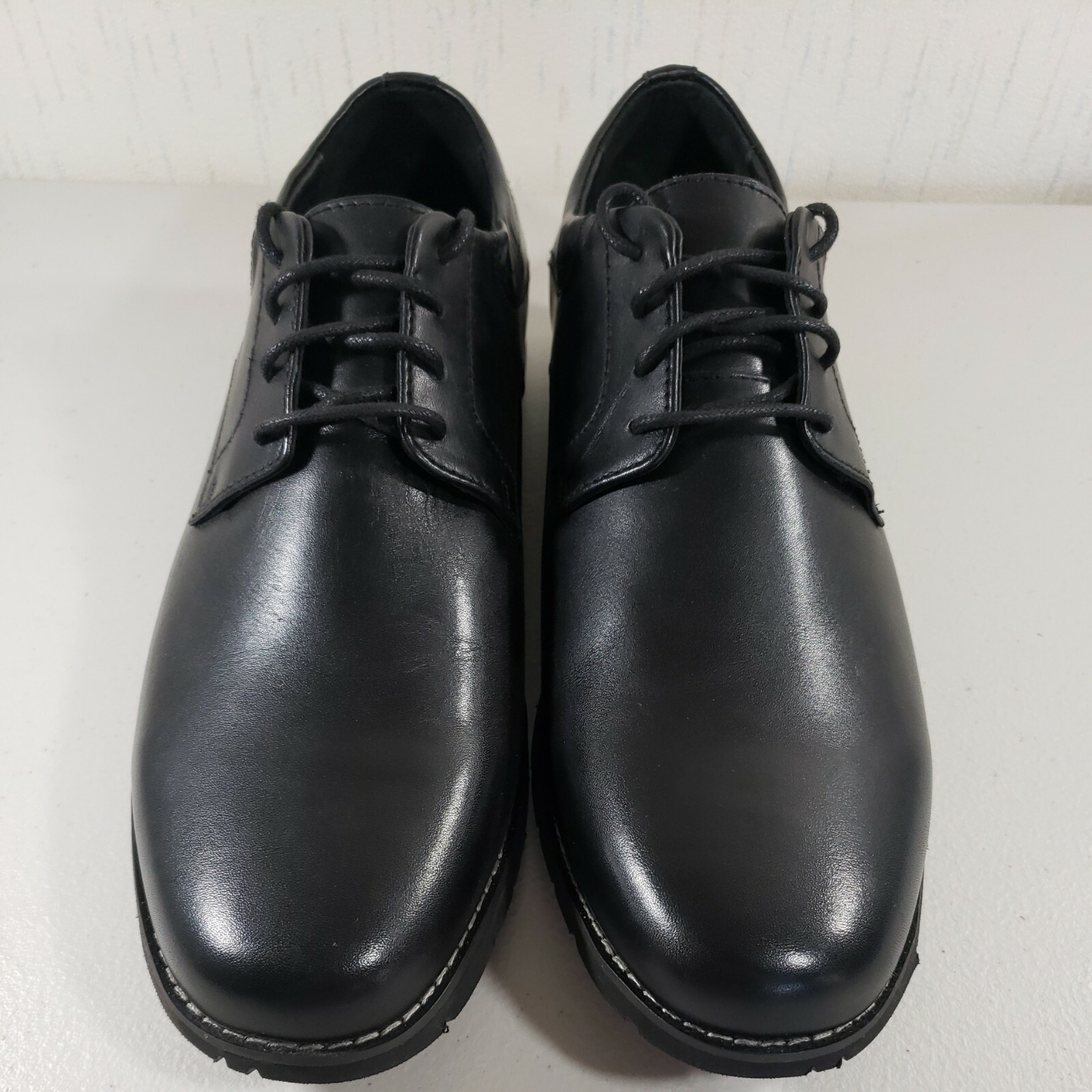 Propet Grisham Oxford Ortholite Black Leather Dress Shoes Mens Size 10H