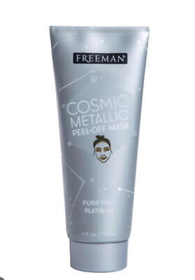 Freeman Beauty Cosmic Metallic Peel-Off Mask Purifying Platinum (2 Pack)