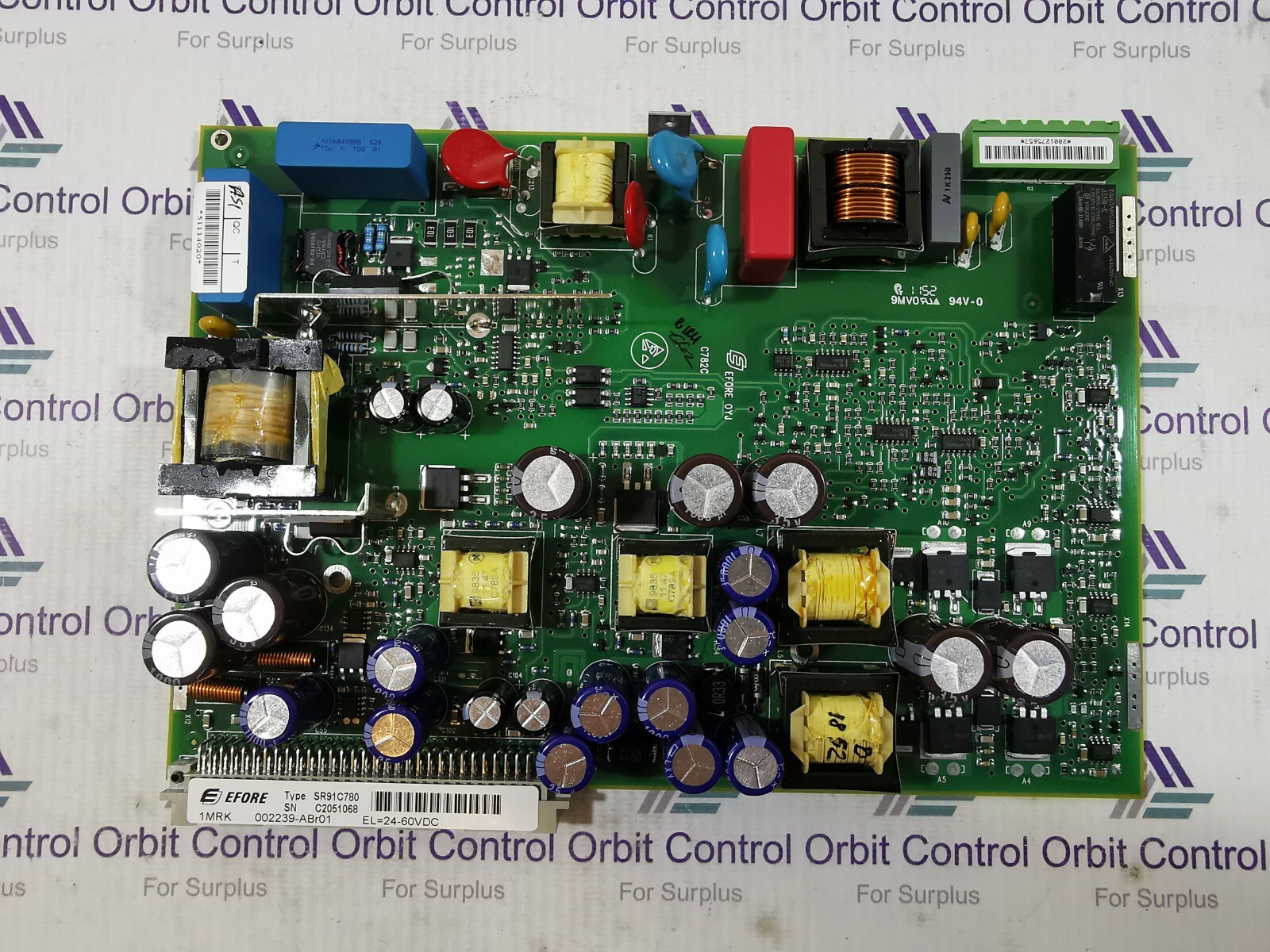 Efore 1 MRK 002239-ABr01 / 1MRK002239ABr01 / SC91C780 Power supply board -NO BOX