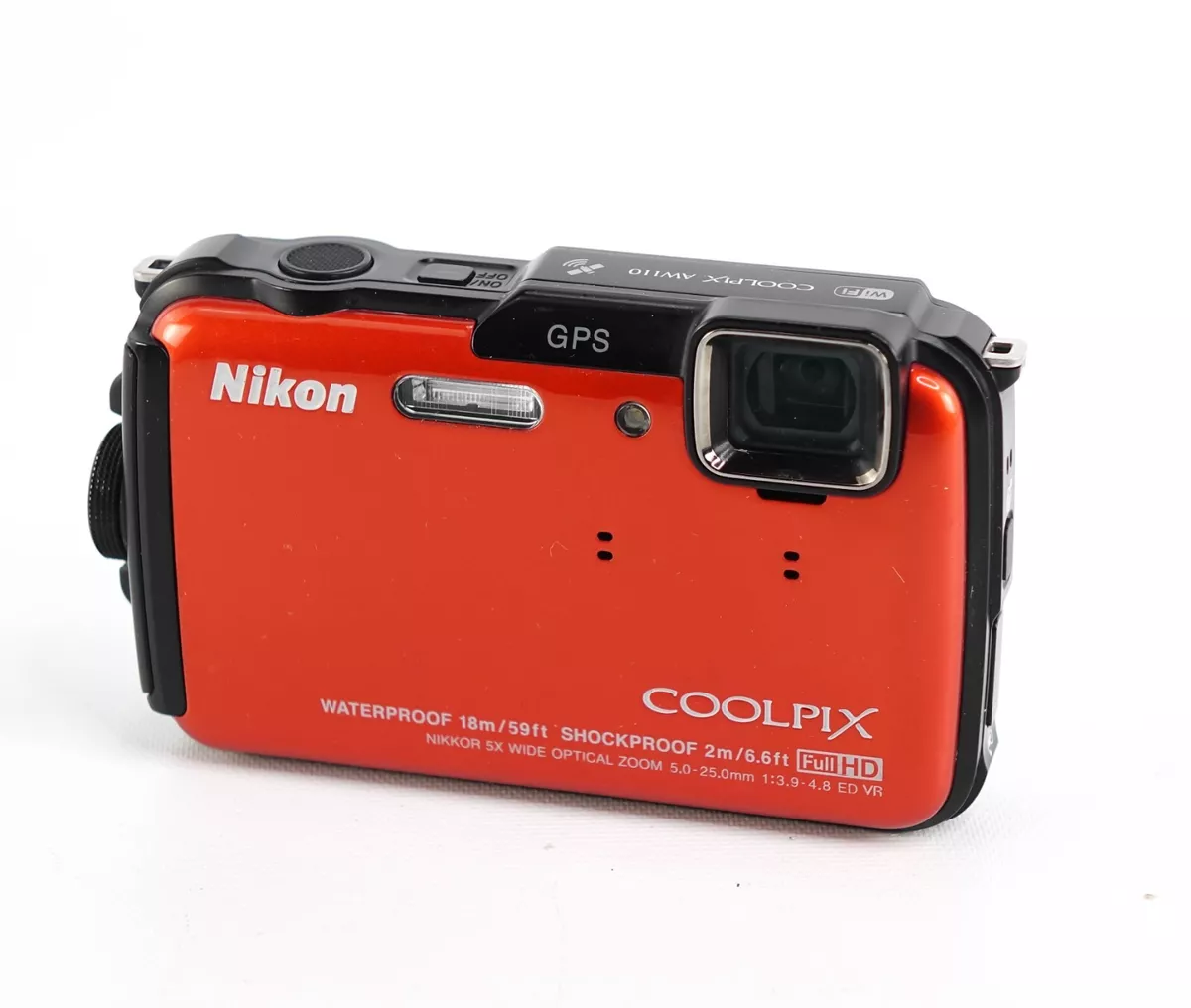 Nikon COOLPIX AW110 Wi Fi and Waterproof Digital Camera with GPS Orange