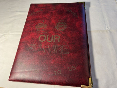 1980 Advertising Folder Binder Local 581 UAW BOC Flint United Auto Workers GM