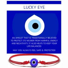 Genuine Evil Eye Protection Bracelet – Adjustable Red String Talisman | Handmade