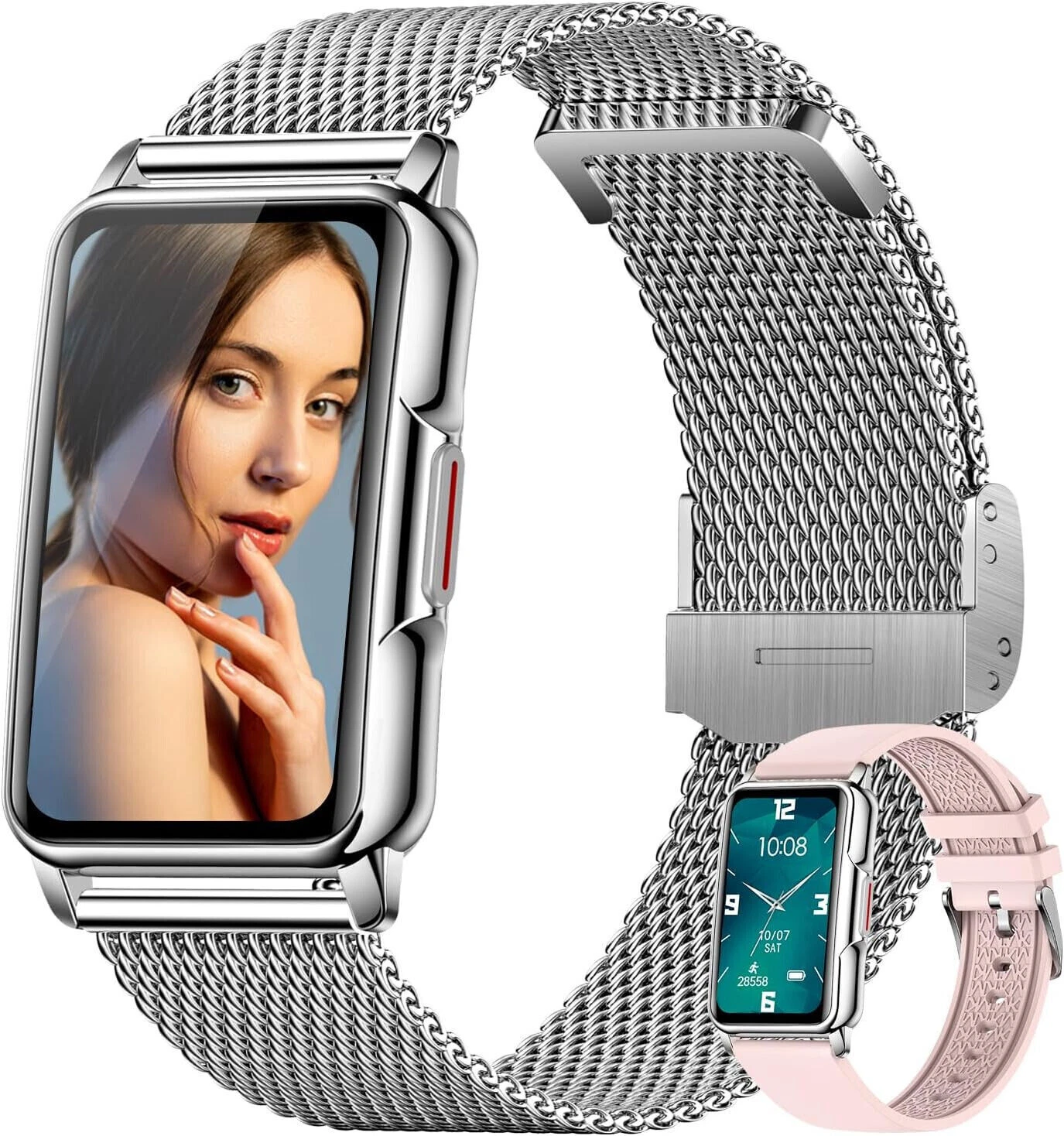 Smart Watch Women Men with Phone Function Wristwatch for iPhone Samsung Huawei