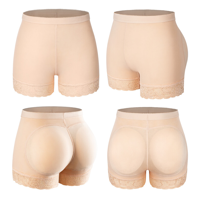 Women Padded Bum Pants Hip Enhancer Shaper Butt Lifter Booty Boyshorts
