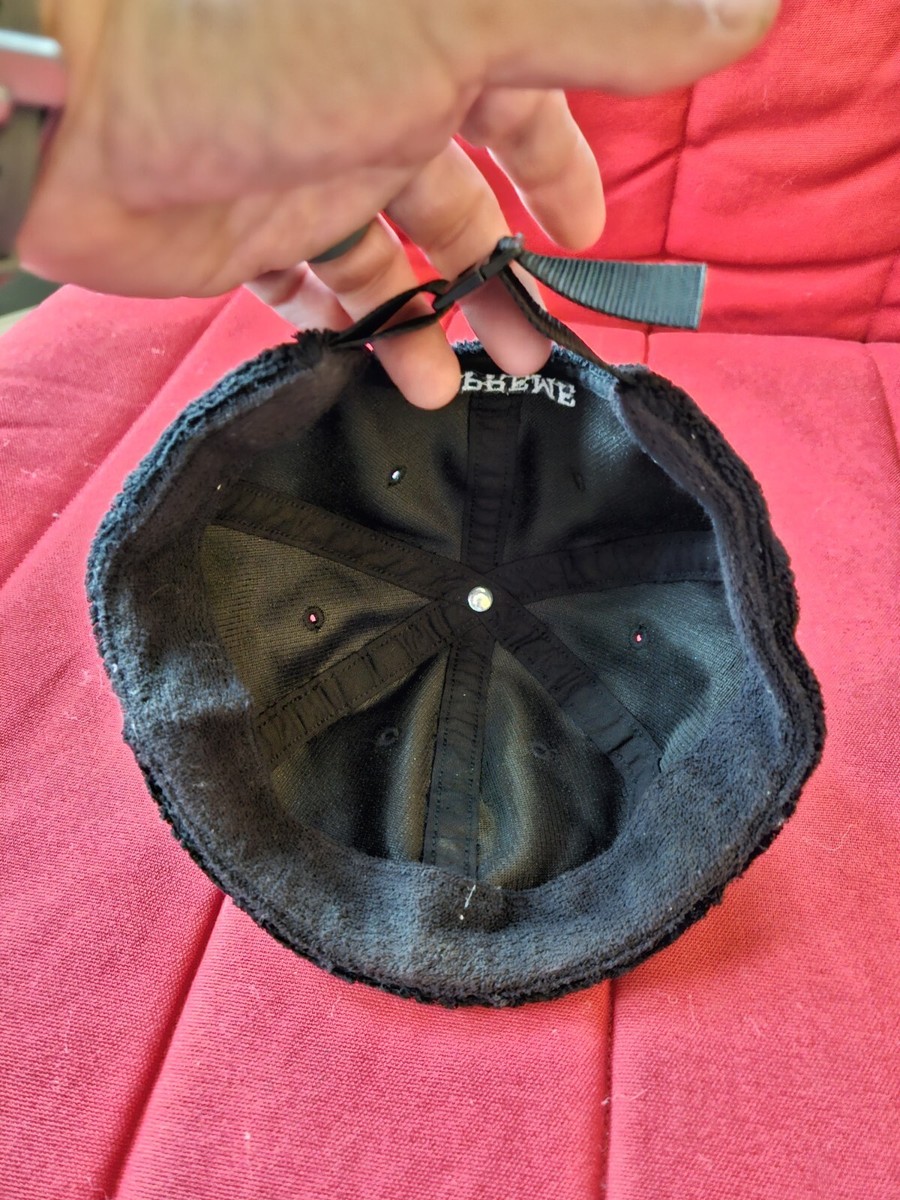 キャップ HOLYNUMBER7 Recycled poly long brim camp cap black 769263_03.jpg.jpeg