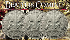 2 OZ THE DESTINY COIN 5 THE DRAGON OF DEATH - Mors Draco - .999 Silver BACKORDER 109.98 per troy oz