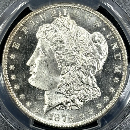 1879-S $1 Morgan Dollar PCGS MS65 -- Incredible Bright White Frosty Gem
