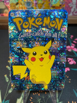 Pikachu #025 -  Vintage Vending Machine Prism Sticker 2000 - Pokemon 