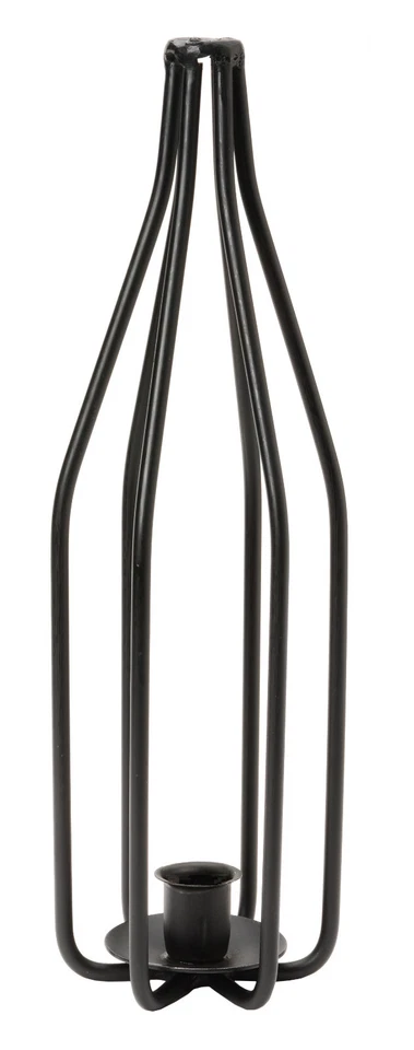 SOPORTE CANDELABRO BOTELLA VINO 3D Hierro Forjado Cena Candelabro AMISH EE. UU.  Foto 2 de 2