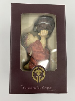 VTG 1998 Guardian Of The Grapes Wine Bottle Stopper Cork Carrie Olsen-Garrard