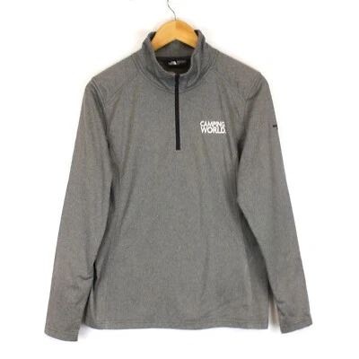 Veste de sport femme THE NORTH FACE taille L gris polyester 1/4 zip - Photo 1/4