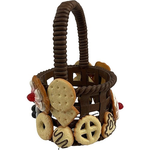 Department 56 Baskets of cookies centerpiece cookie basket Christmas - Picture 2 of 10