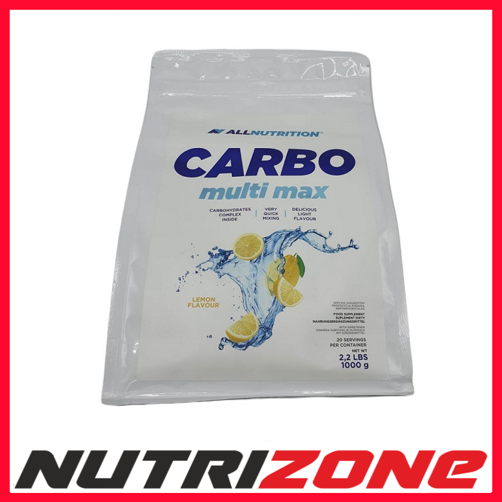 Allnutrition Carbo Multi Max Carbohydrate Complex Energy Suport, Lemon 1000 gram