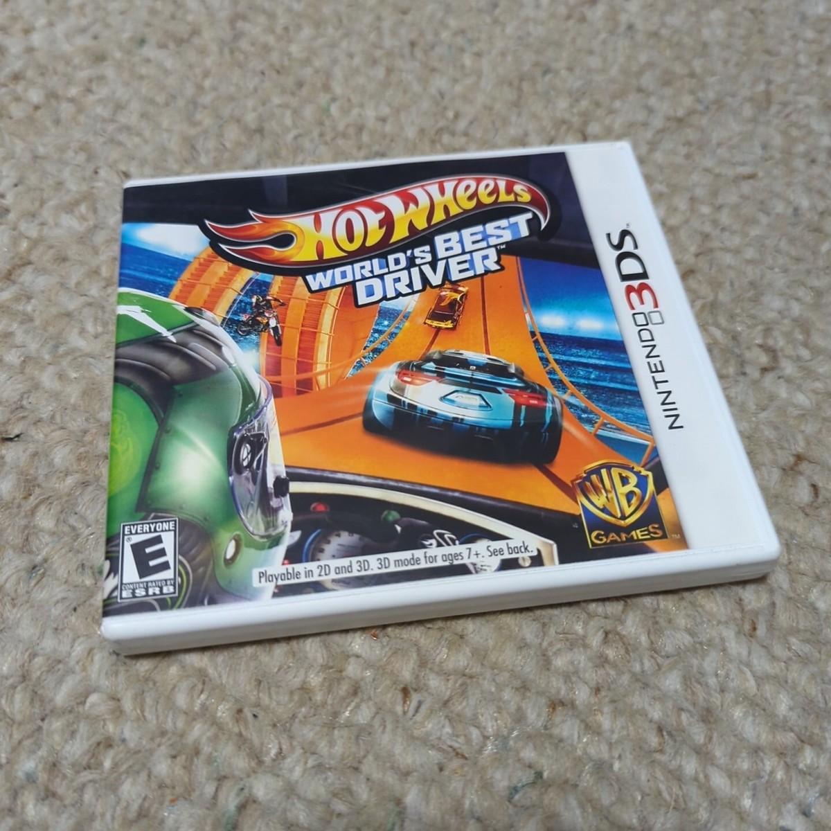 Hot Wheels World's Best Driver Nintendo 3DS Complete In Box