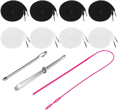 8PCS Drawstring Cord, Replacement Drawstring for Sweatpants, 57 Inch Drawstri...