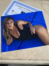 UFC Ronda Rousey Swimsuit Autograph With COA 8/10 RARE UNIQUE