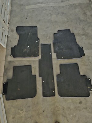 Set Tappetini Auto Alpha-Tex Per Honda CR-V I (1997-2002) - 3 Pezzi In Dura Graphit, Facili Da Pulire, Con Protezione Tallone E Bordo Marrone - 2