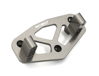 Supports De Différentiel Central Usinés Pour Losi LMT 1/8 - Billet CNC - Argent