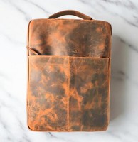 Real Leather Laptop Tablet Filing Bag Sleeve 13.3 15.6 Slim Christmas Presents