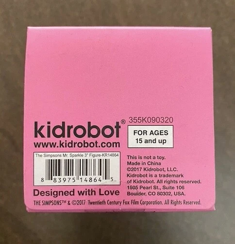 KIDROBOT X THE SIMPSONS 3-INCH MR. SPARKLE - Immagine 4 di 4