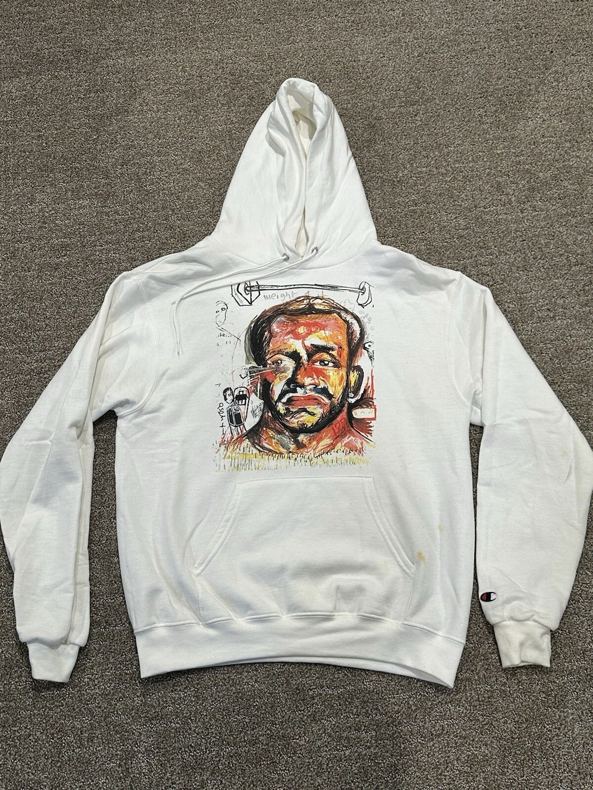 Westside Gunn Chris Benoit   Sweat à capuche Supreme Blientele blanc taille M 